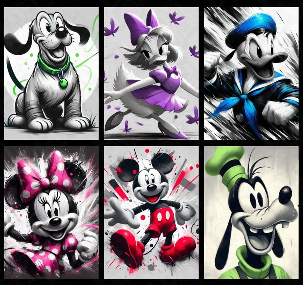 Disney Memory card game Hueforge by LoFi Layers HueForge model: Disney Memory card game Hueforge by LoFi Layers