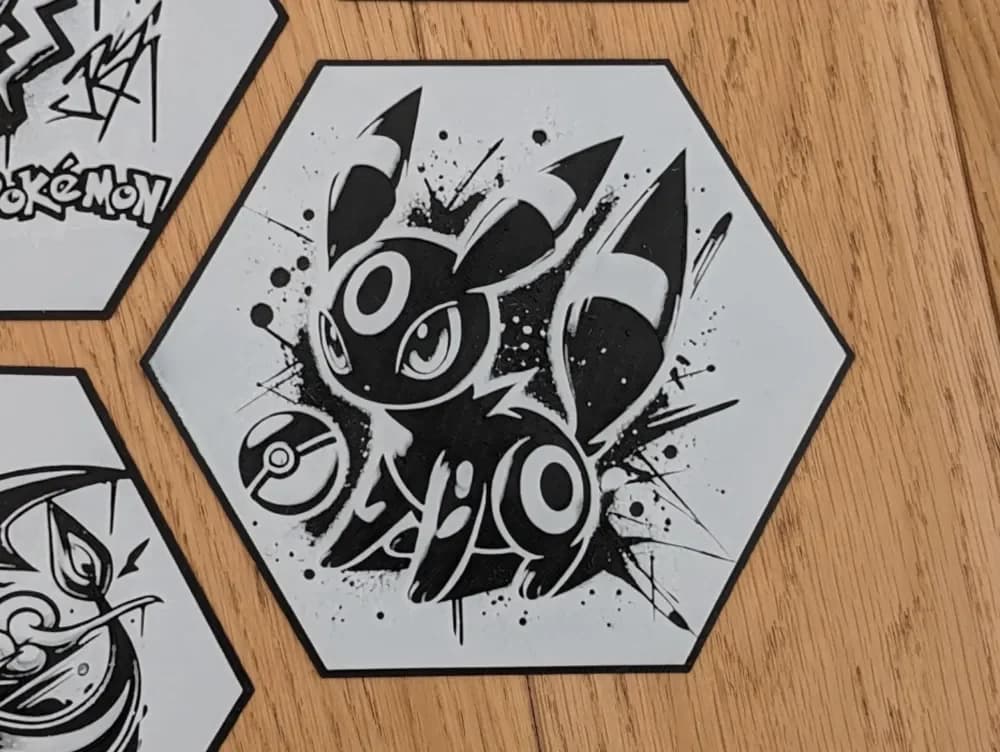 Pokémon Umbreon Noctali Hueforge Hexagonal Spool