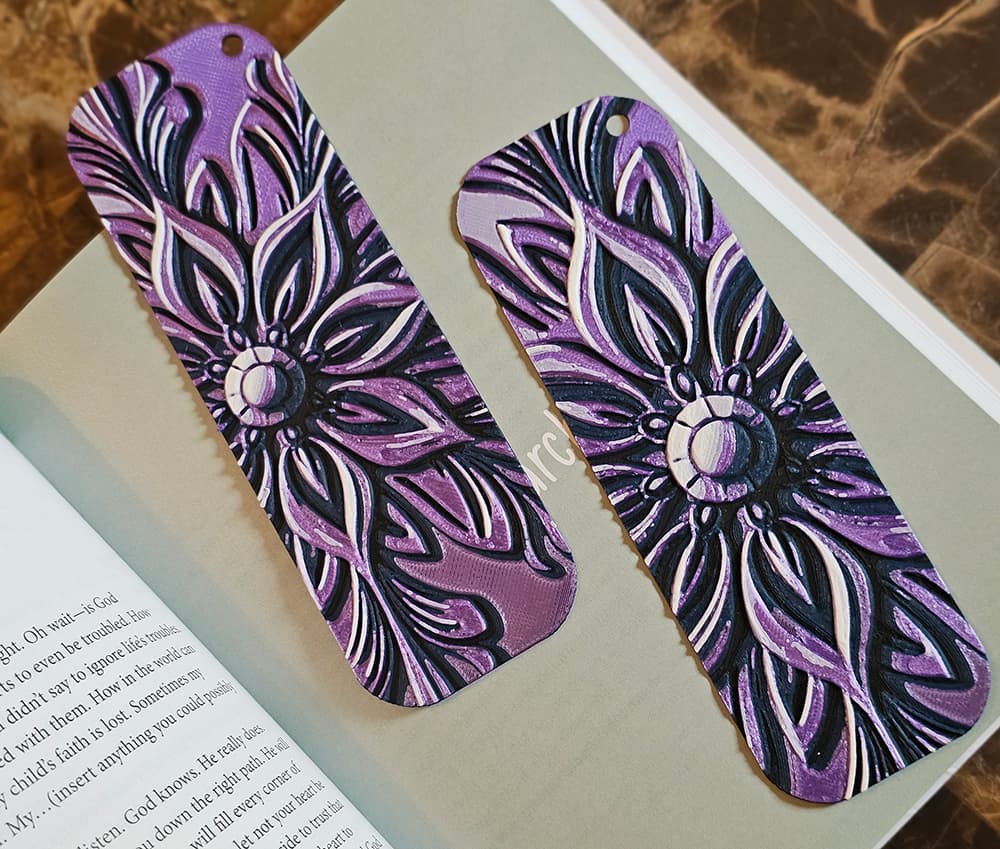 Ornate Floral Bookmarks - set of 2 Ornate Floral Bookmarks - set of 2