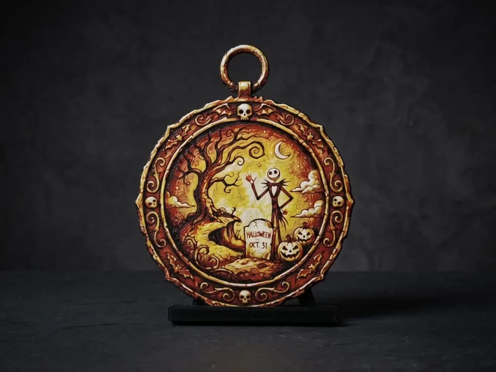 Jack Skele Halloween Medallion Jack Skele Halloween Medallion
