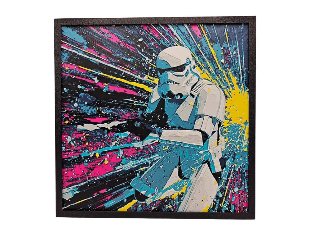 Storm Trooper Blast by BusyKikiBee HueForge model: Storm Trooper Blast by BusyKikiBee