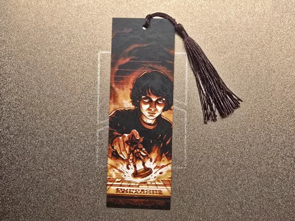 Marque page Stranger Things Mike by 3D-Mentiel HueForge model: Marque page Stranger Things Mike by 3D-Mentiel