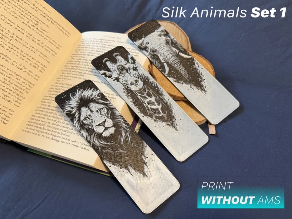 HueForge model: Silk Animals – Set 1 by Loupes