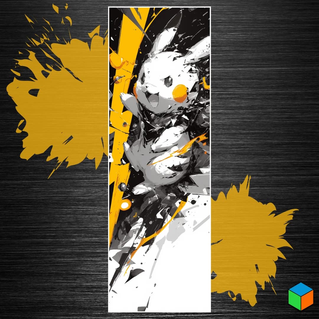 Exclusive Patreon-Only Pikachu Bookmark STL! ⚡ by 3D Prints By Vic HueForge model: Exclusive Patreon-Only Pikachu Bookmark STL! ⚡ by 3D Prints By Vic