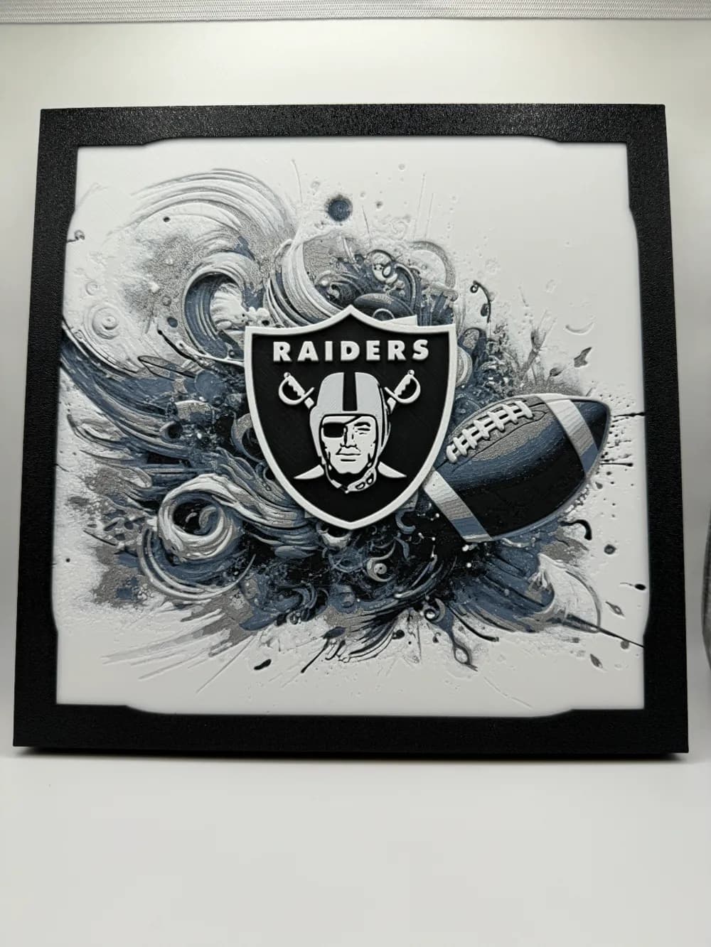 Las Vegas Raiders - NFL Hueforge by Canadian Gamer HueForge model: Las Vegas Raiders - NFL Hueforge by Canadian Gamer