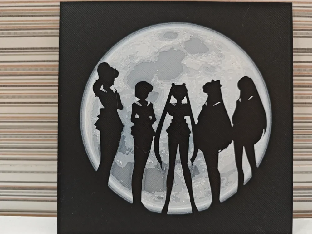 Hueforge Sailor Moon by Litolunar HueForge model: Hueforge Sailor Moon by Litolunar