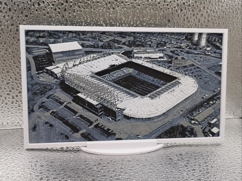 Sunderland - Stadium of Light hueforge by Borishotch Industries HueForge model: Sunderland - Stadium of Light hueforge by Borishotch Industries