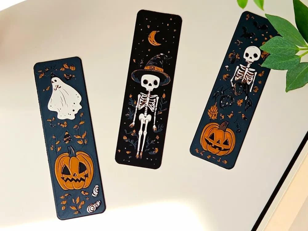 Skele-fun Bookmarks Set Skele-fun Bookmarks Set