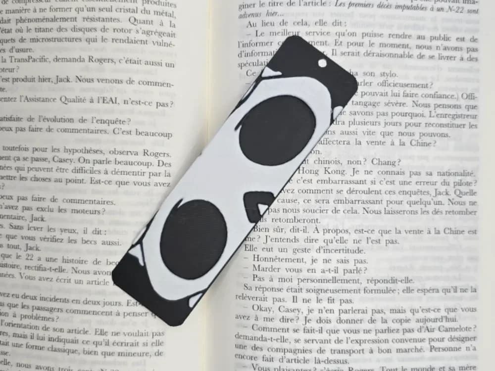 Bookmark Brook One piece by Kactus Fpv HueForge model: Bookmark Brook One piece by Kactus Fpv