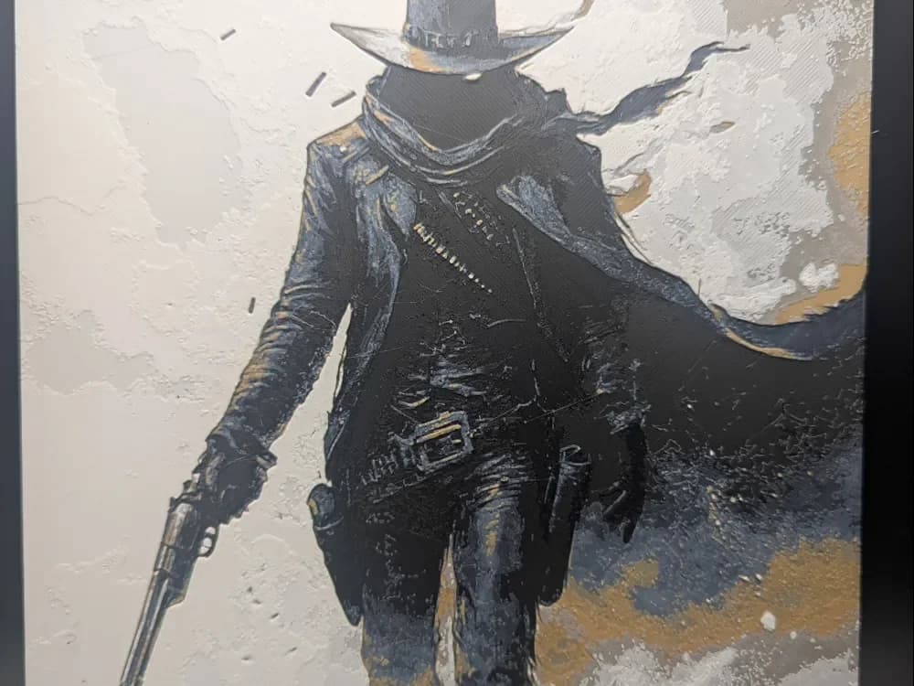 Gunslinger Hueforg by the_bearded_jedi HueForge model: Gunslinger Hueforg by the_bearded_jedi