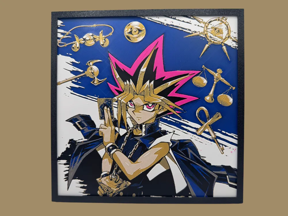 Yu-Gi-Oh - Millennium Items by Canadian Gamer HueForge model: Yu-Gi-Oh - Millennium Items by Canadian Gamer