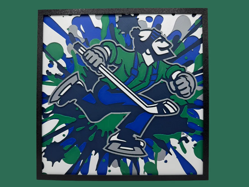 HueForge model: Abbotsford Canucks by Canadian Gamer