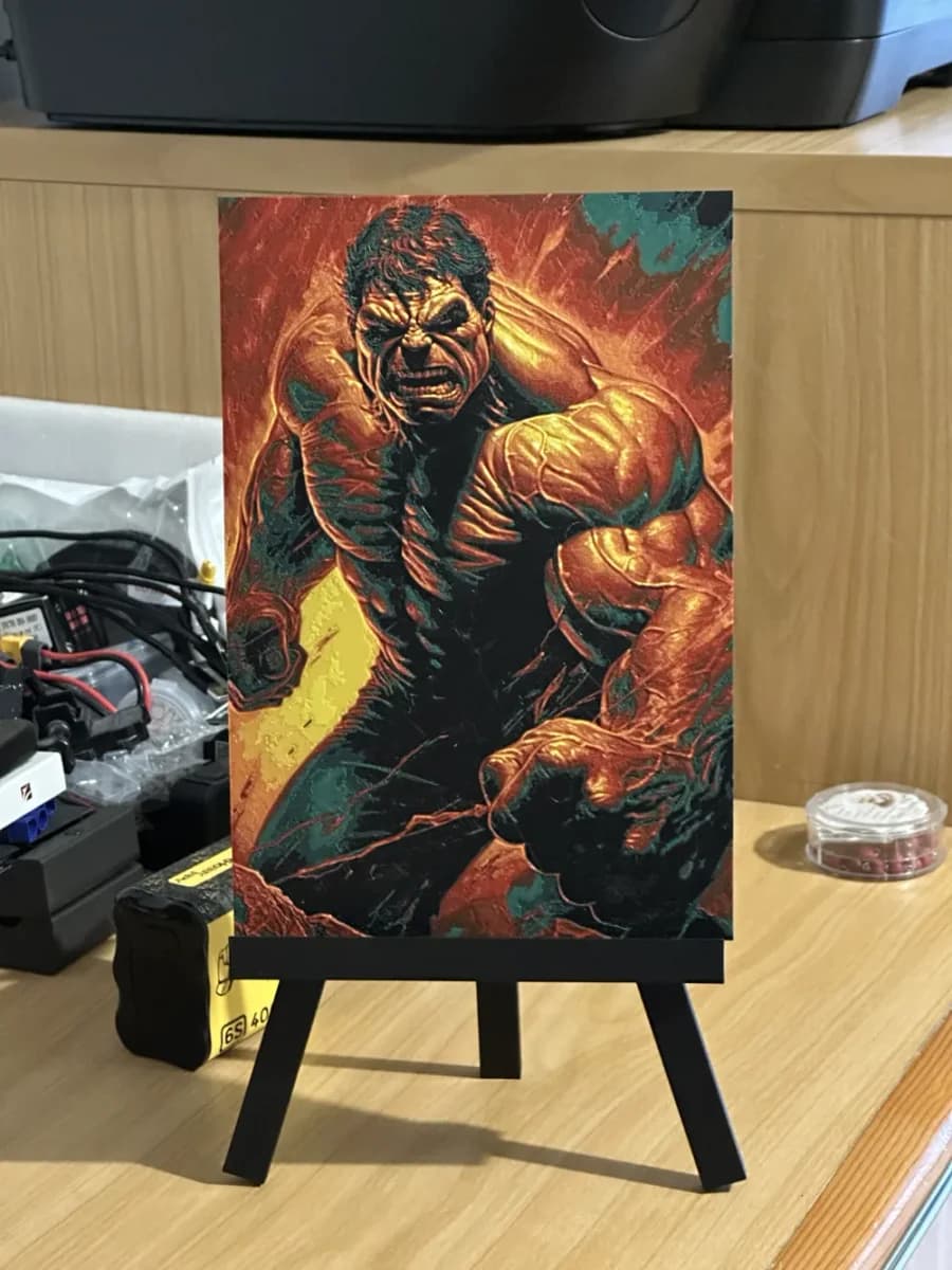 Hulk Marvel HueForge by enricoRE HueForge model: Hulk Marvel HueForge by enricoRE