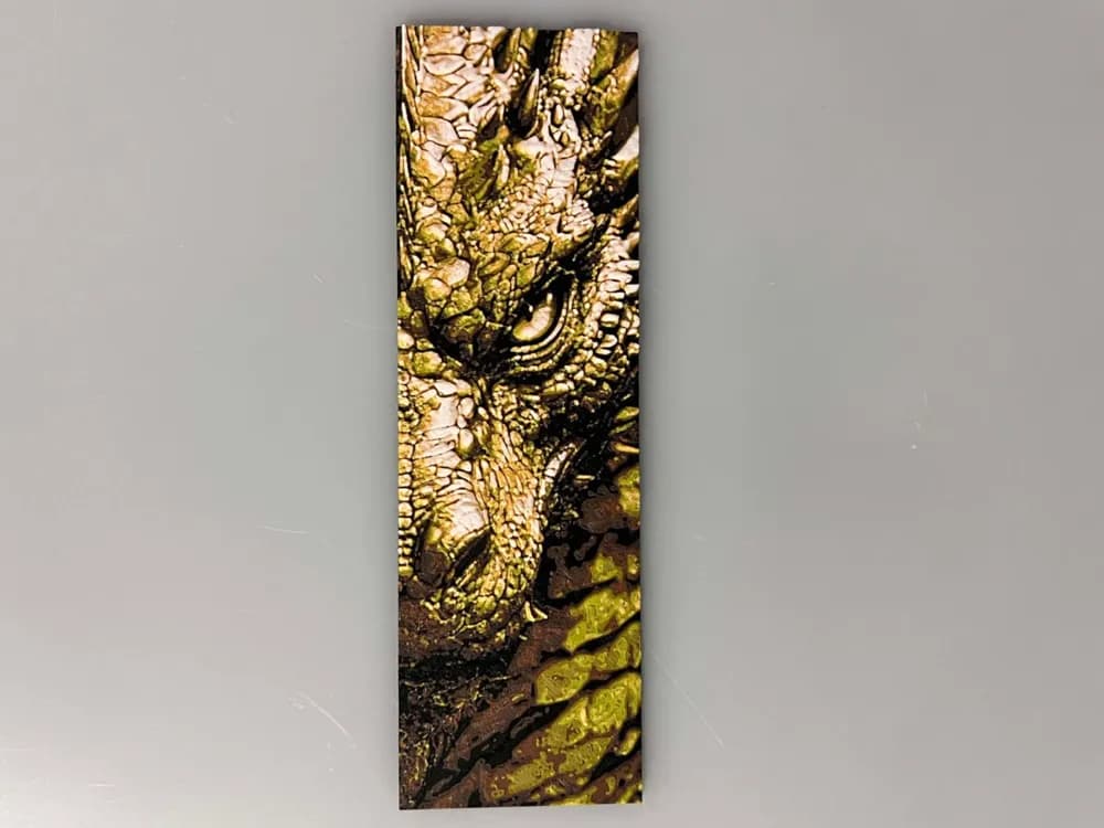 HueForge model: Fourth Wing Feathertail Dragon Depiction- Bookmark by 3djd