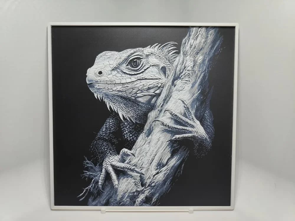 Iguana - Hueforge by BeaN HueForge model: Iguana - Hueforge by BeaN