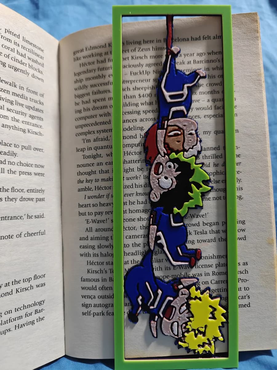 My Hero Academia Bookmark by TheHueforgeLady HueForge model: My Hero Academia Bookmark by TheHueforgeLady