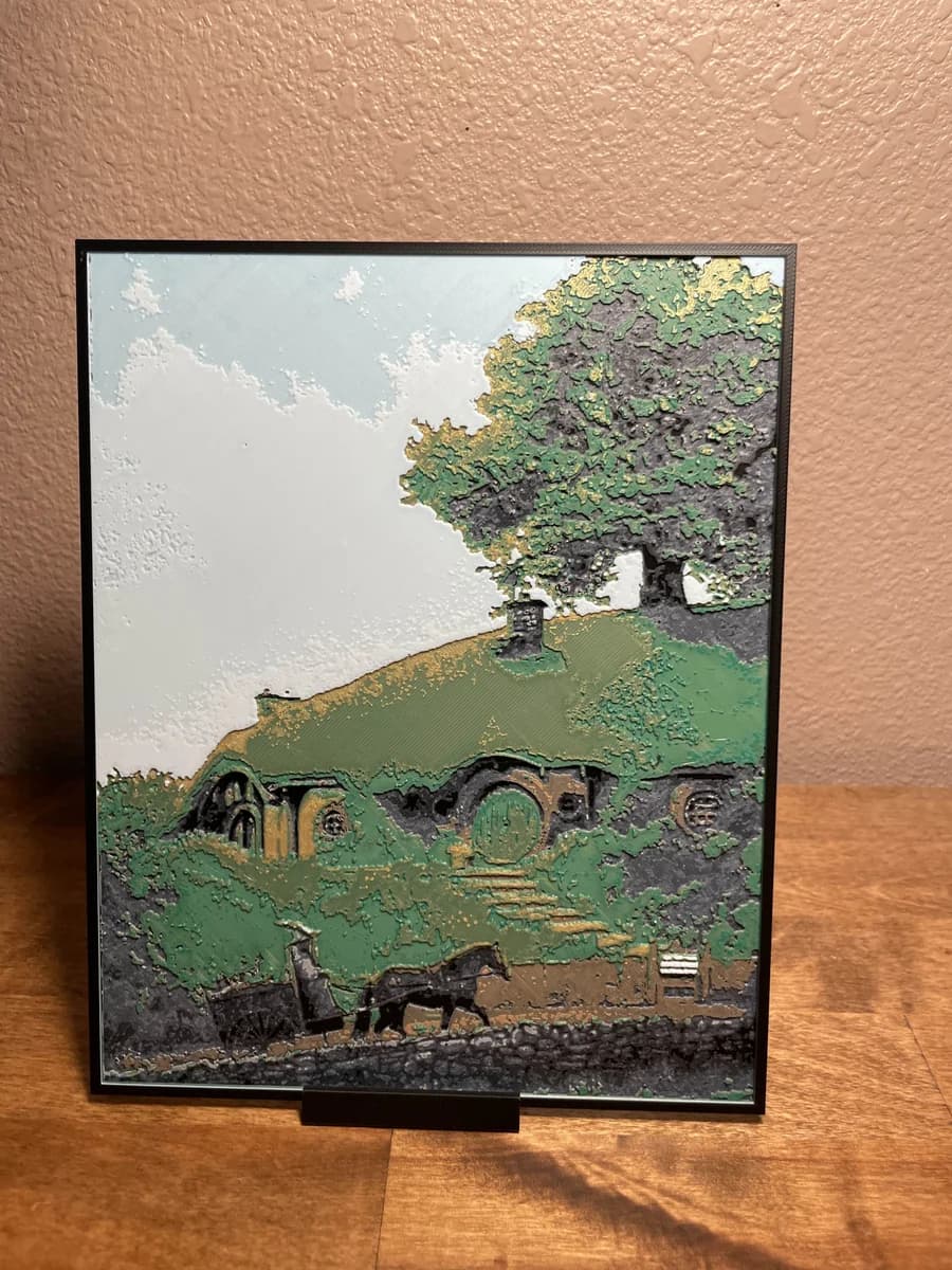 HueForge model: The Shire by Cloudy Nostalgia