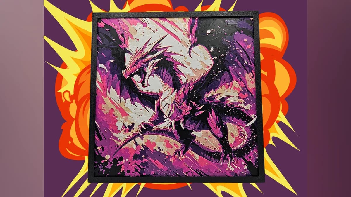 Dragon - Arcane Magic - Fantasy Hueforge by Canadian Gamer HueForge model: Dragon - Arcane Magic - Fantasy Hueforge by Canadian Gamer