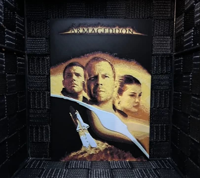 HueForge model: Hueforge Movie Poster - Armageddon - by JoDau