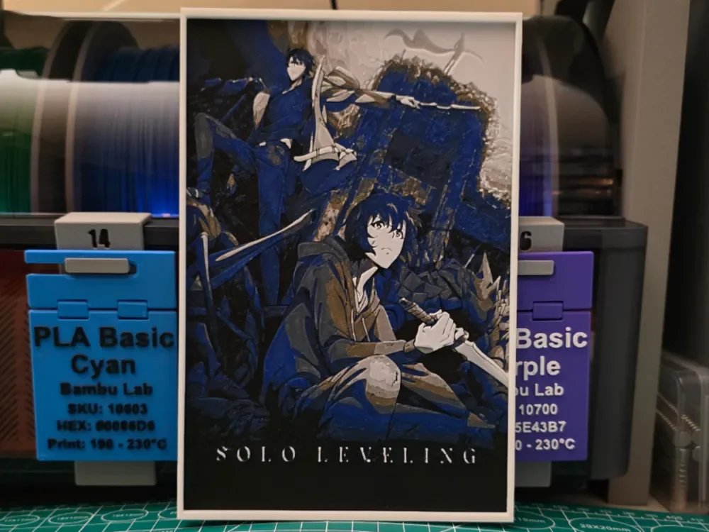 Solo Leveling Poster - Hueforge Art Solo Leveling Poster - Hueforge Art