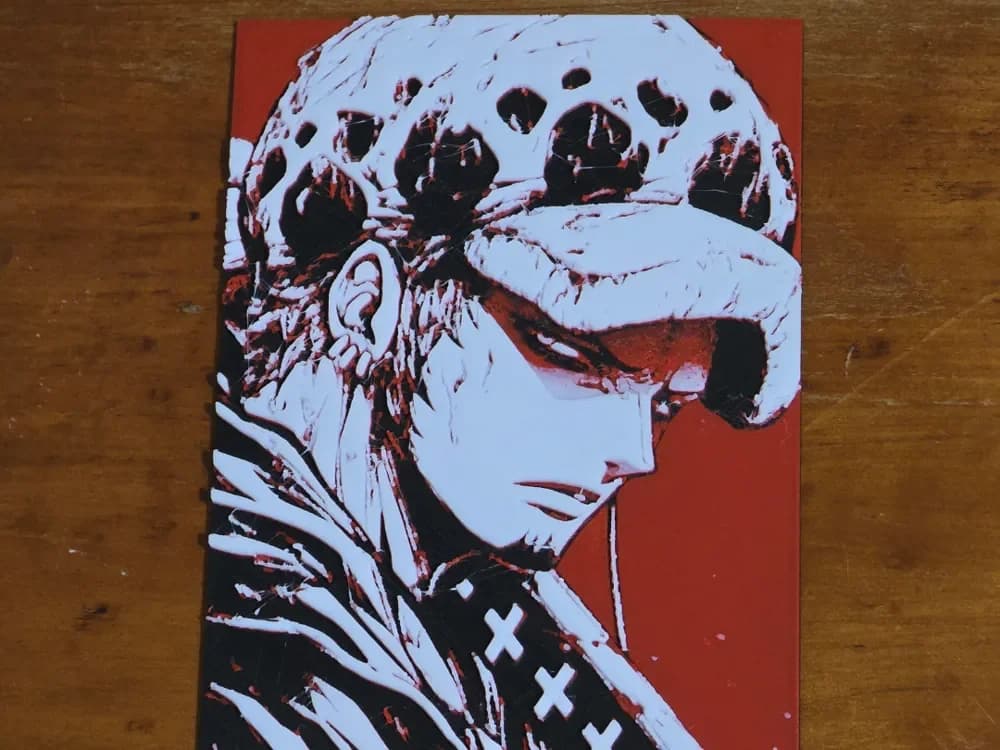 Hueforge - One Piece - Trafalgar D. Law Hueforge - One Piece - Trafalgar D. Law