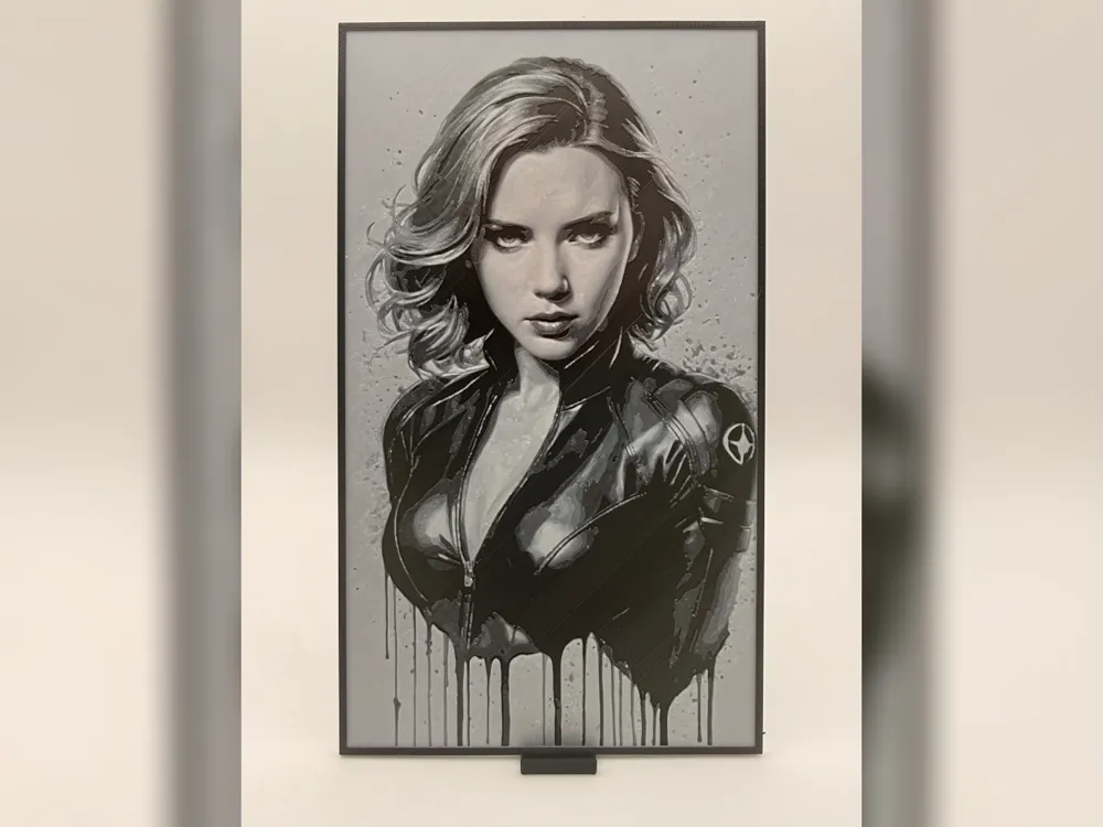Black Widow - Monochrome Hueforge Black Widow - Monochrome Hueforge