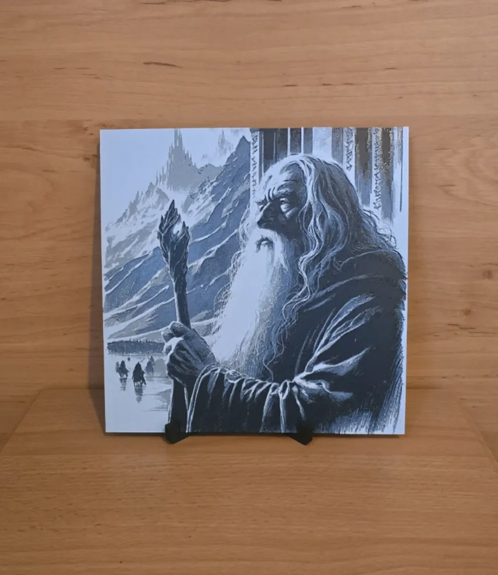 Gandalf Lord of the Rings Hueforge by Kactus Fpv HueForge model: Gandalf Lord of the Rings Hueforge by Kactus Fpv