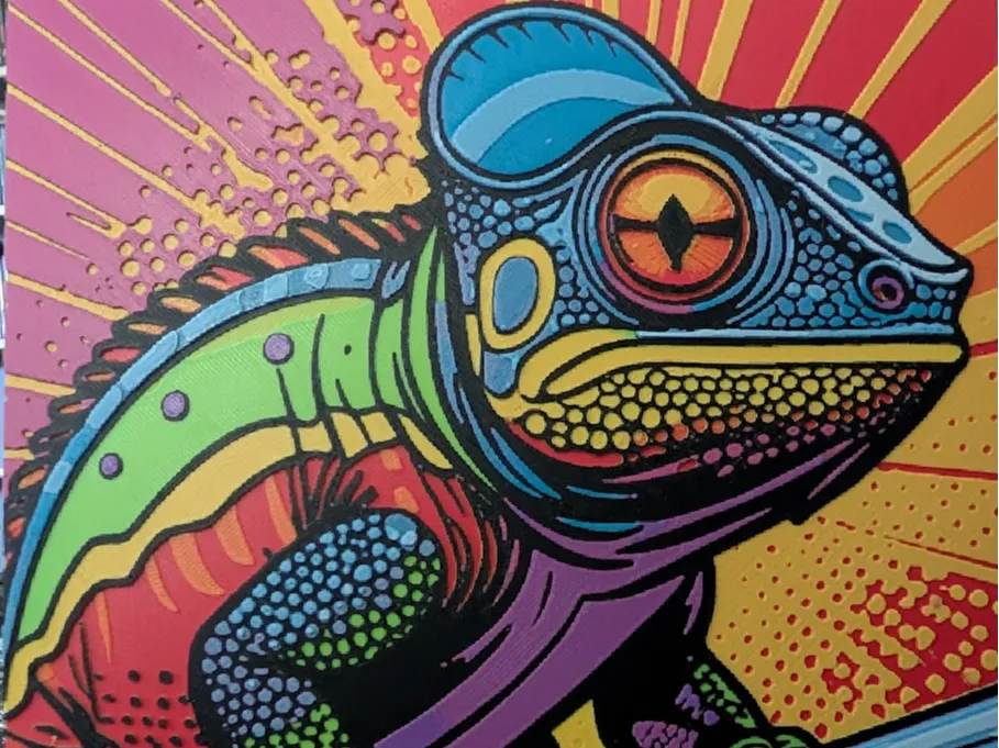 Chameleon Pop Art Chameleon Pop Art