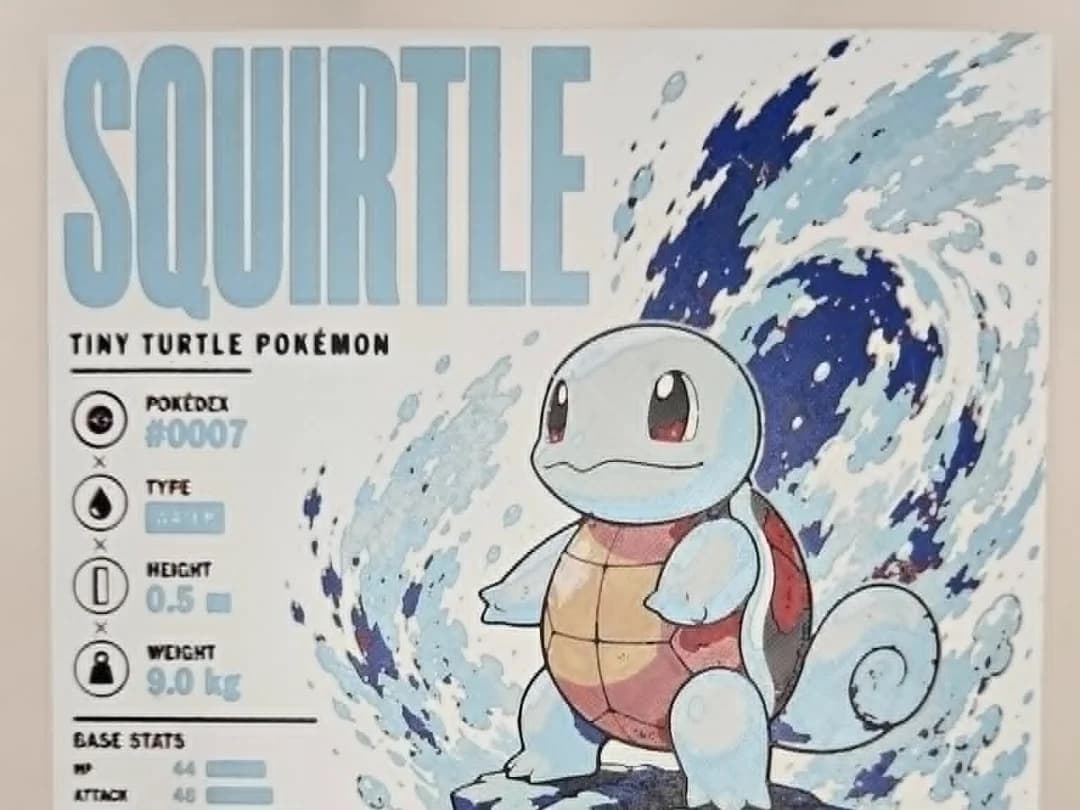 Squirtle Infographic Hueforge Squirtle Infographic Hueforge
