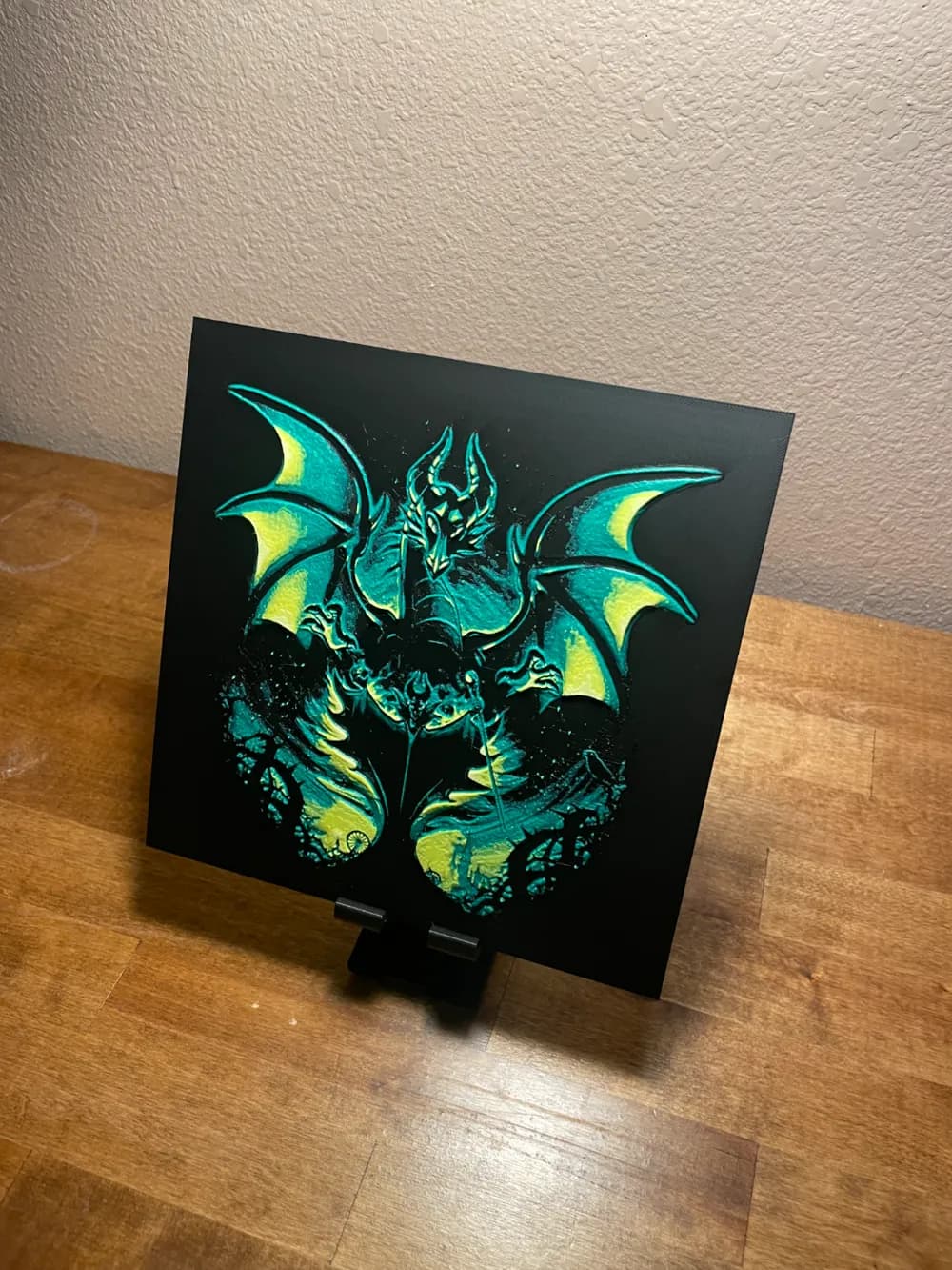 Hueforge - Disney - Maleficent Green Dragon by Cloudy Nostalgia HueForge model: Hueforge - Disney - Maleficent Green Dragon by Cloudy Nostalgia