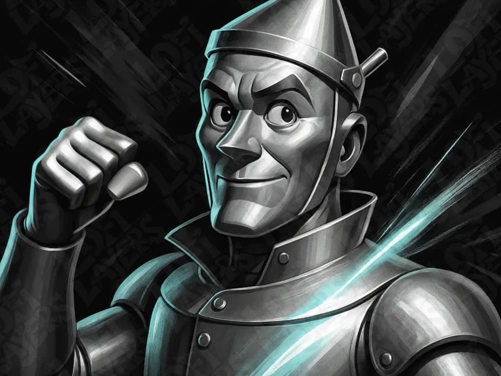 Tin Man Hueforge by LoFi Layers HueForge model: Tin Man Hueforge by LoFi Layers