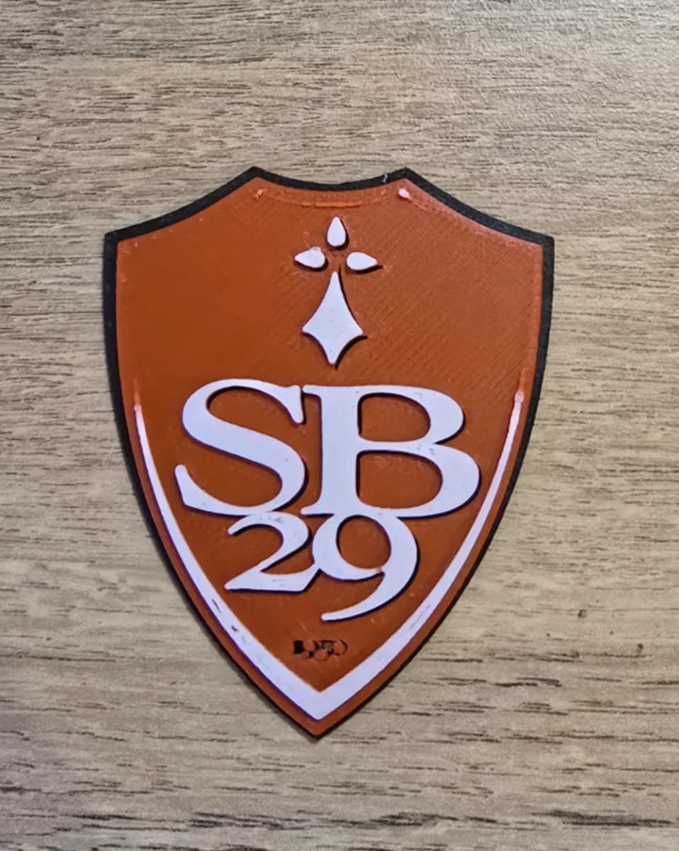 Stade Brestois 29 Logo by Kactus Fpv HueForge model: Stade Brestois 29 Logo by Kactus Fpv