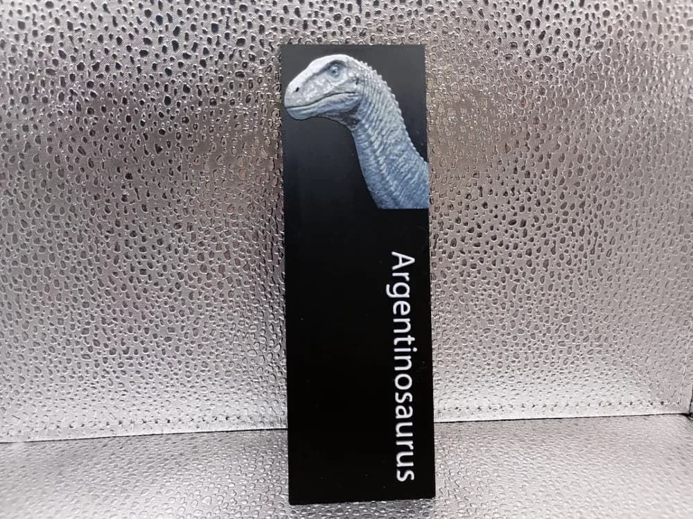 Argentinosaurus Bookmark hueforge by Borishotch Industries HueForge model: Argentinosaurus Bookmark hueforge by Borishotch Industries