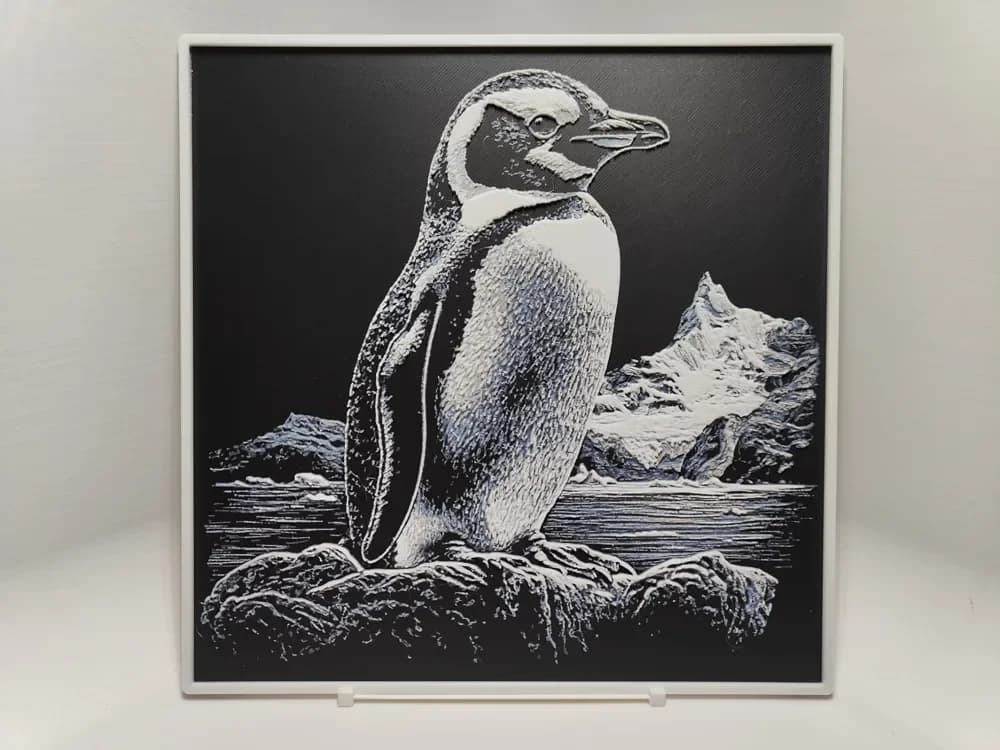 Penguin - Hueforge by BeaN HueForge model: Penguin - Hueforge by BeaN
