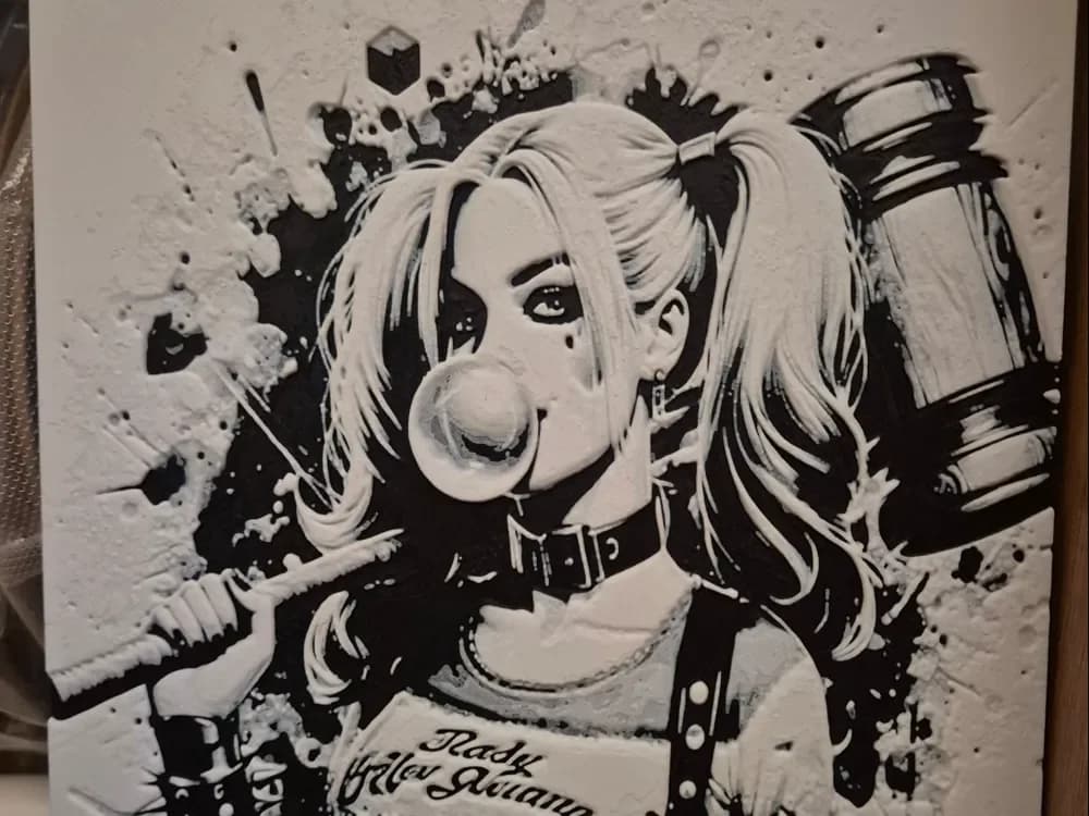 Harley quinn bubble hueforge by Buntsta HueForge model: Harley quinn bubble hueforge by Buntsta