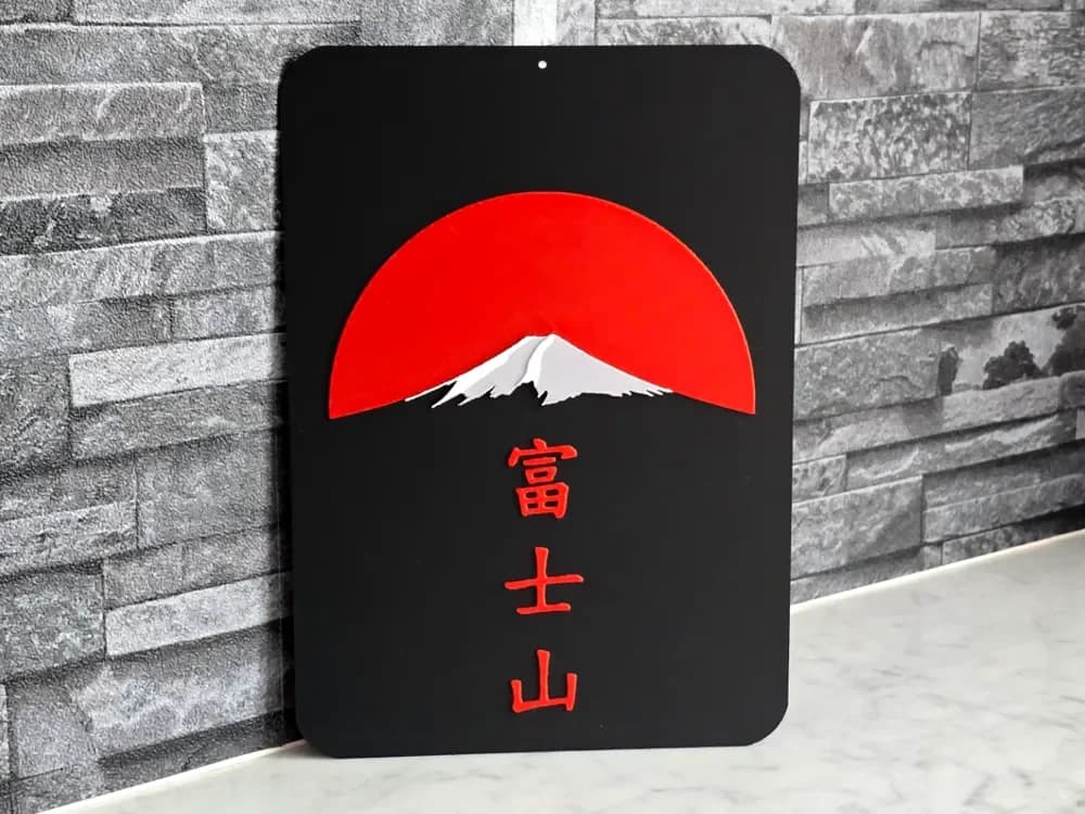 Hueforge Mount Fuji Japan by StefBull85 HueForge model: Hueforge Mount Fuji Japan by StefBull85