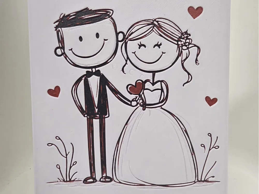 Love Wedding Gift Hueforge by Morganja HueForge model: Love Wedding Gift Hueforge by Morganja