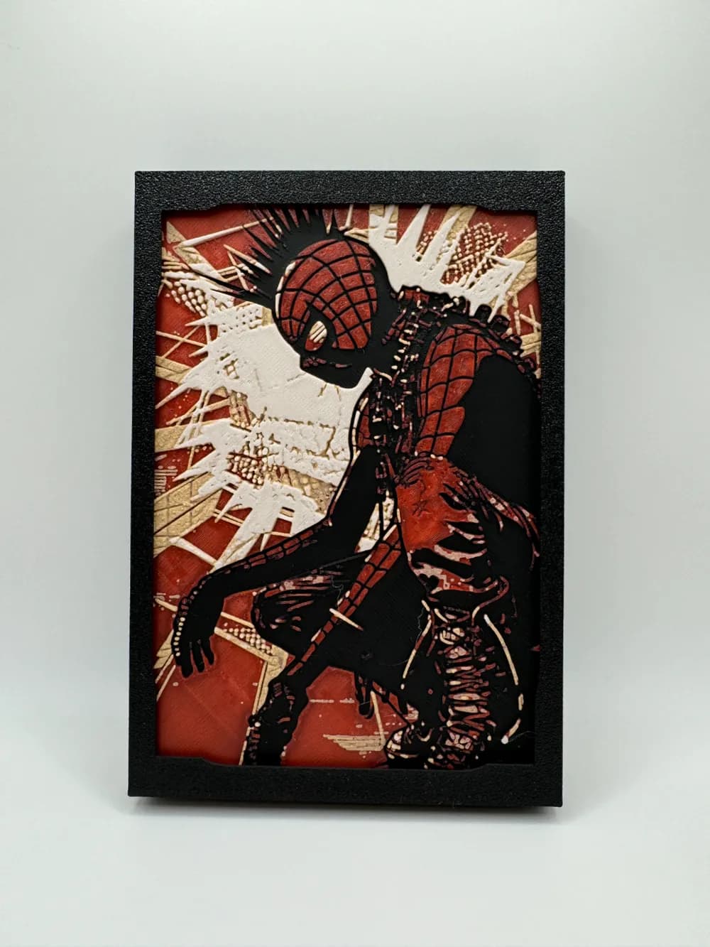 Spider-Punk - Into the Spider-Verse by Canadian Gamer HueForge model: Spider-Punk - Into the Spider-Verse by Canadian Gamer