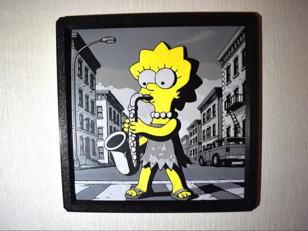 HueForge model: Lisa Simpson Hueforge by Chris B