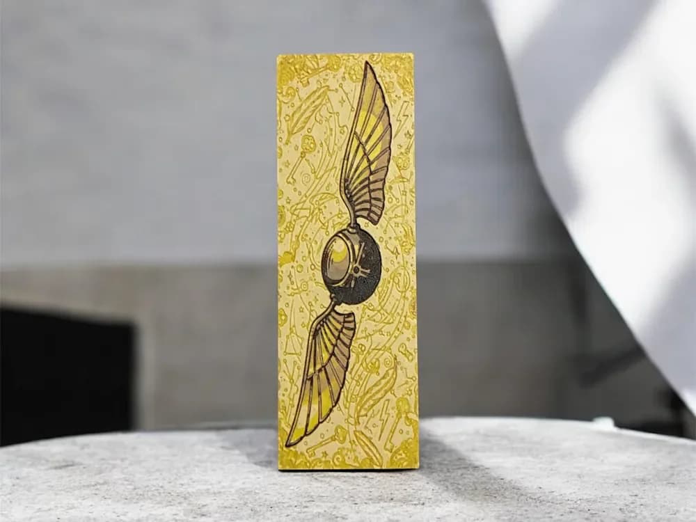Harry Potter Golden Snitch Bookmark by The SkyLab 3D HueForge model: Harry Potter Golden Snitch Bookmark by The SkyLab 3D