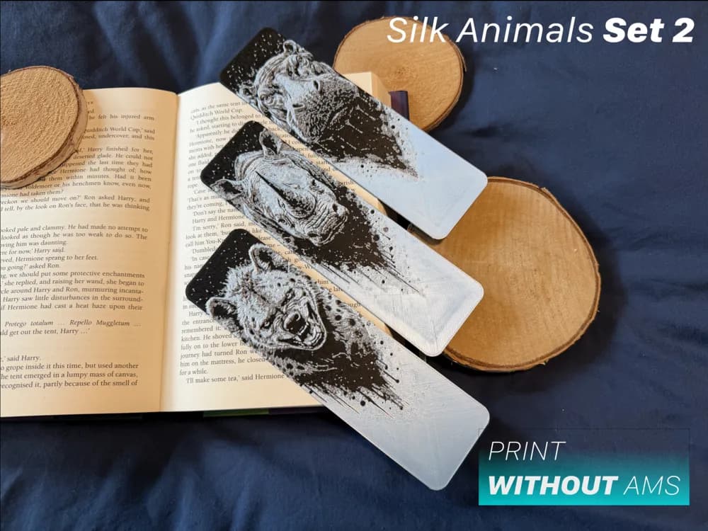 HueForge model: Silk Animals – Set 2 by Loupes