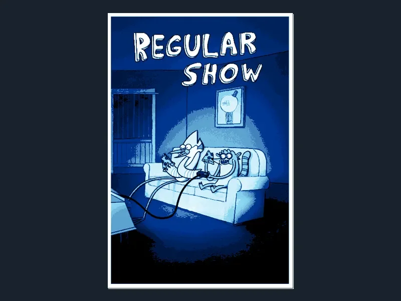 Regular Show (Series Poster - HueForge) by HugheCraft HueForge model: Regular Show (Series Poster - HueForge) by HugheCraft