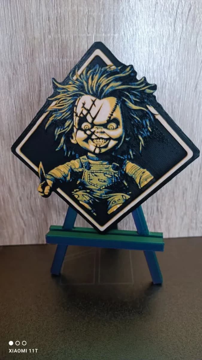 chucky hueforge by KO Additive Labo HueForge model: chucky hueforge by KO Additive Labo