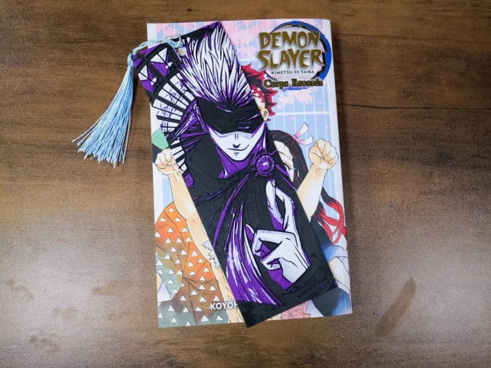 HueForge model: Gojo Hueforge Hollow Purple Bookmark by 3D Prints By Vic