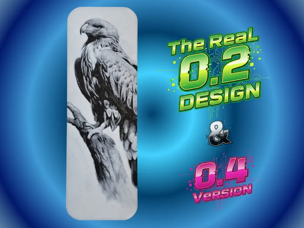 Eagle Bookmark by Atrus Design HueForge model: Eagle Bookmark by Atrus Design