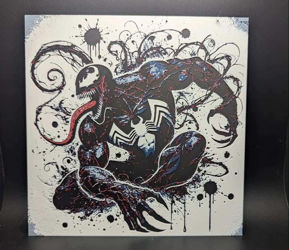 HueForge model: Venom Hueforge by the_bearded_jedi