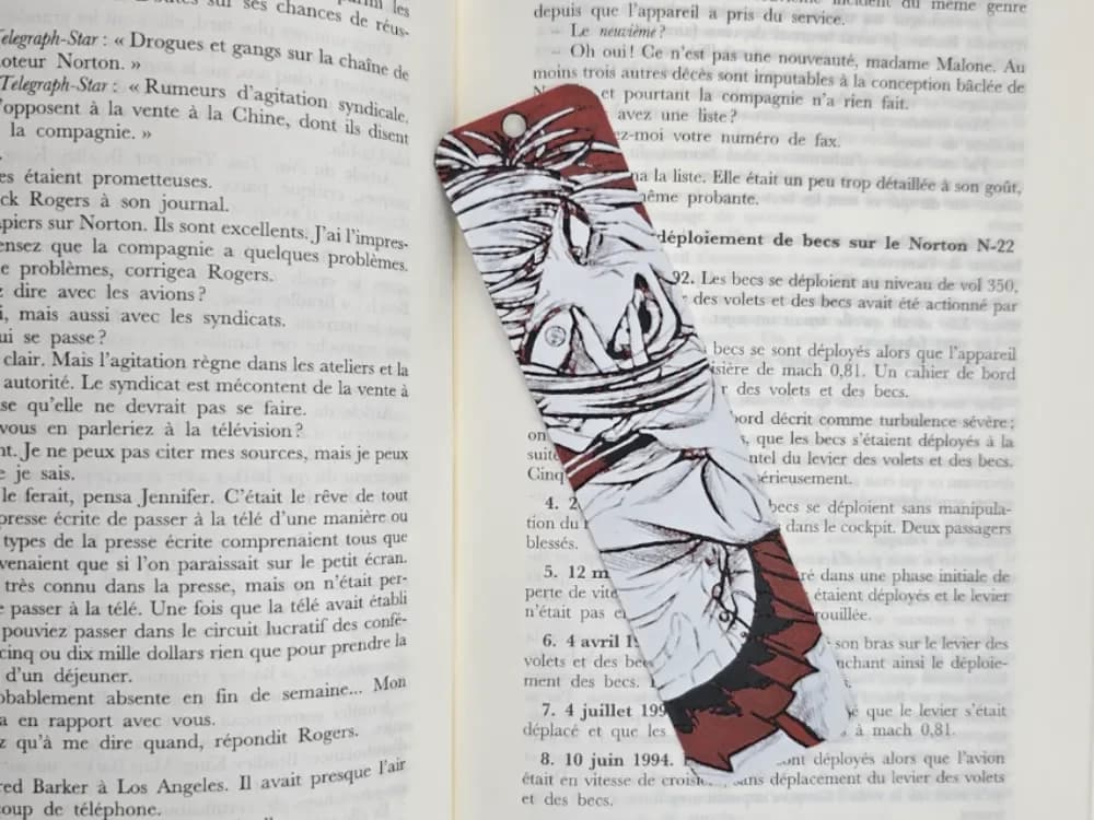 Bookmark Himiko Toga MHA by Kactus Fpv HueForge model: Bookmark Himiko Toga MHA by Kactus Fpv