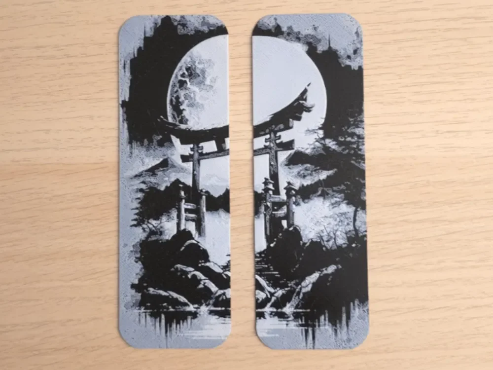 Japan 2 Bookmark by Atrus Design HueForge model: Japan 2 Bookmark by Atrus Design