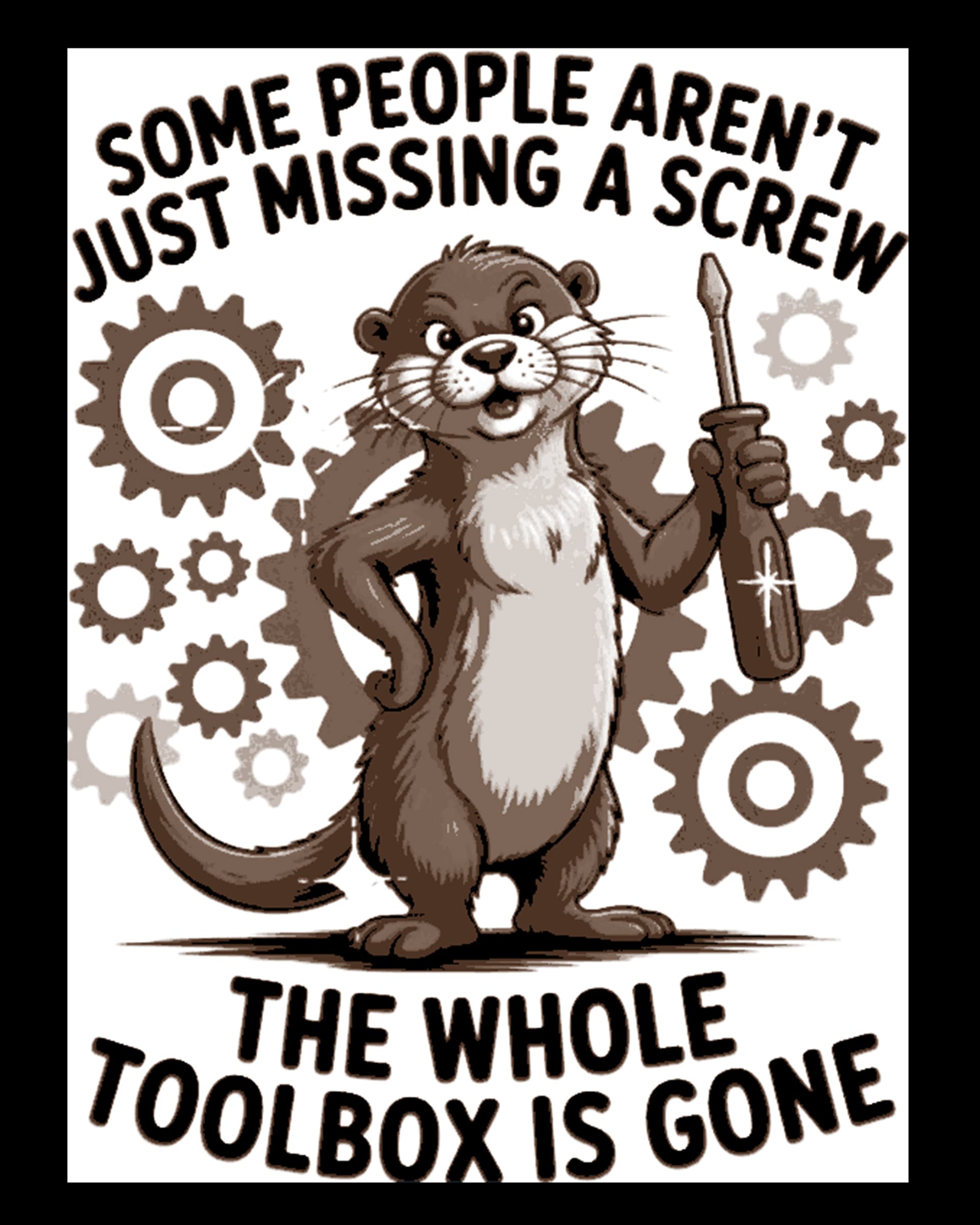 Hueforge Sign art - More than a Screw missing wall sign Hueforge Sign art - More than a Screw missing wall sign