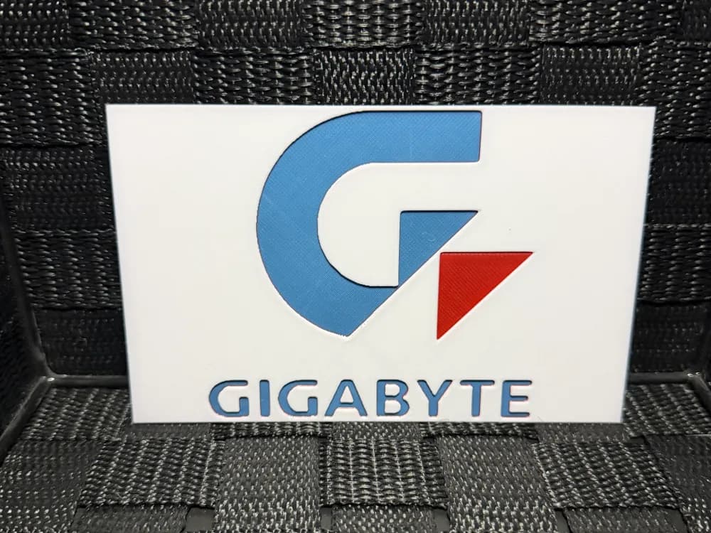 Gigabyte Logo - Hueforge Gigabyte Logo - Hueforge